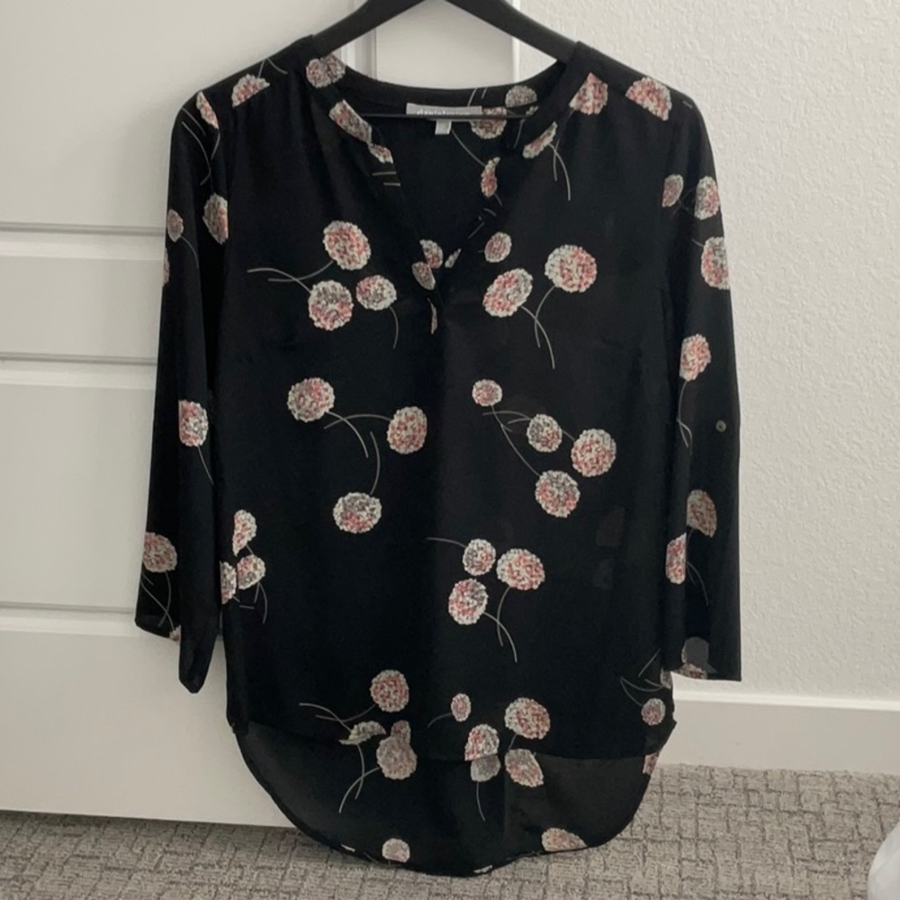 Daniel Rainn- Split Neck Blouse- Size Medium